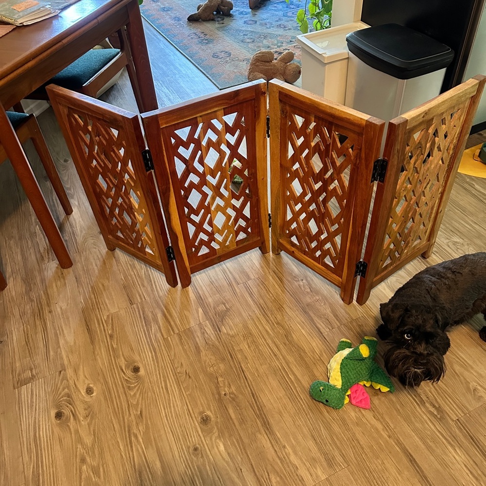 Wooden Folding Pet Gate